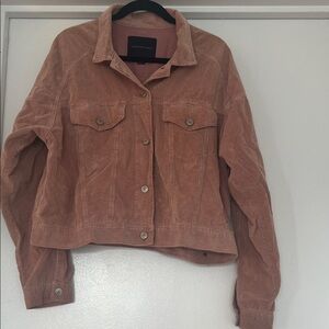 American Eagle Outfitters Corduroy Jacket in Brown